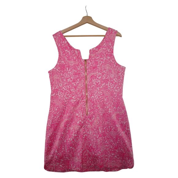 Lilly Pulitzer for Target Pink Lace Front Shift Dress – Size 16 - Picture 3 of 9